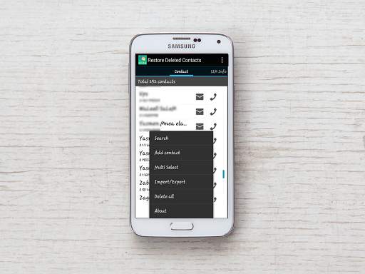Restore Deleted Contacts New screenshot 1