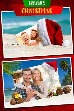 Christmas Photo Frames : Santa Claus Hat screenshot 1