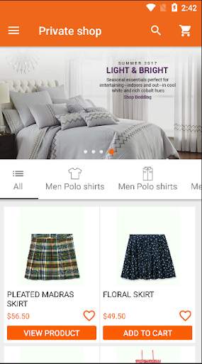 E-Commerce / Private shop  Android App screenshot 2