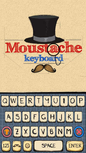Mustache Theme - Keyboard Theme for Android FREE screenshot 1