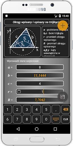 Geometryx Geometria Kalkulator screenshot 6