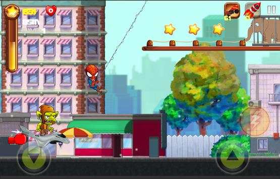 Spider kid - The hero man adventure game for kids screenshot 1