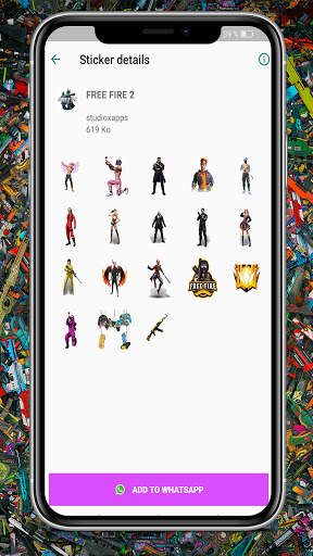 FF Stickers for Whatsapp - free fire WAStickerapps screenshot 2