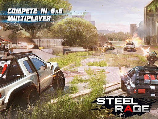 Steel Rage: Mech Cars PvP War 7 تصوير الشاشة