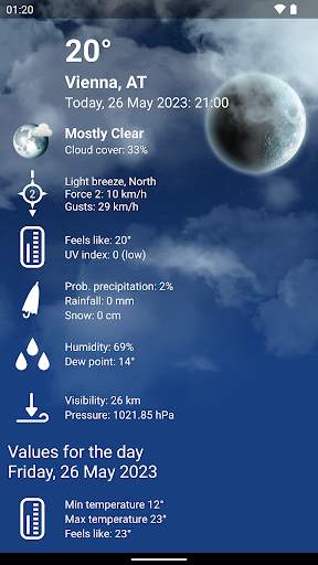 Weather XL Austria PRO screenshot 3