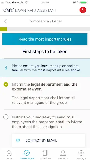 CMS Dawn Raid App screenshot 4