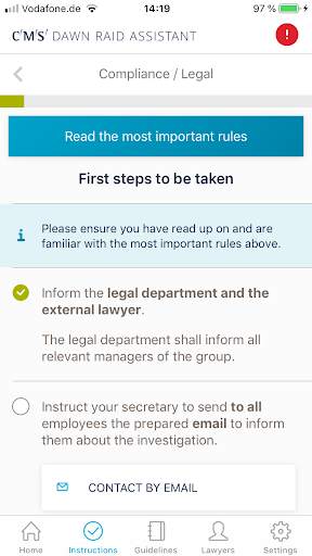 CMS Dawn Raid App screenshot 4