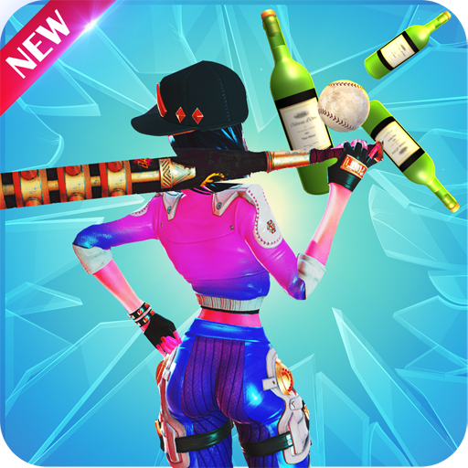 Hit &amp; Knockdown Bottles Shooter 2:Smash Balls Game icon