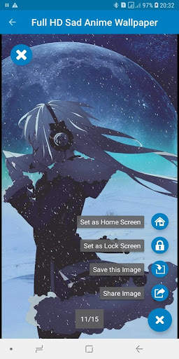 Full HD Sad Anime Wallpaper screenshot 7