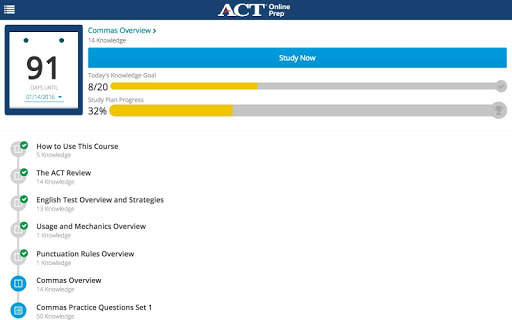 ACT Online Prep скриншот 11