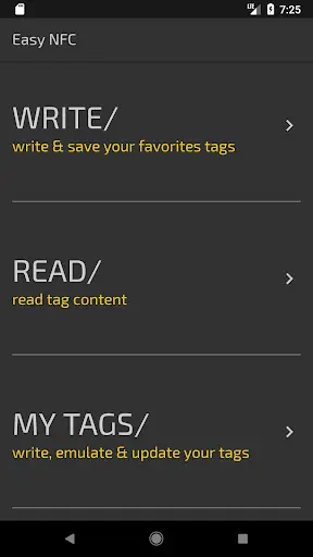 Easy NFC: Tag editor screenshot 1