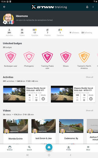 B'TWIN Training screenshot 1