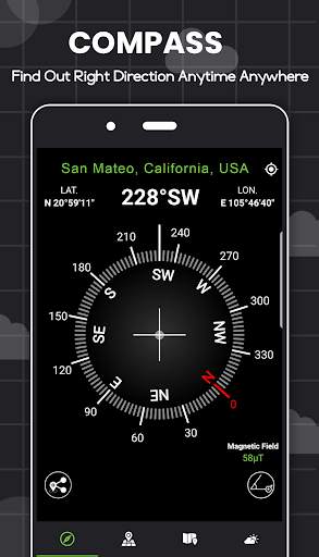 Digital Compass for Android screenshot 1