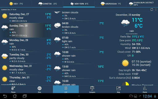 Weather ACE погодные иконки скриншот 9