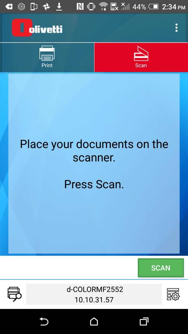 Olivetti Mobile Print screenshot 4