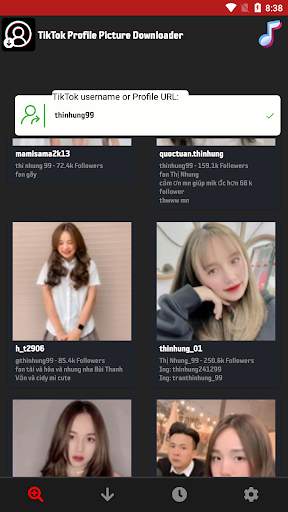TikDP - HD Profile Picture Downloader for TikTok screenshot 1