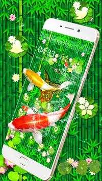 3D Koi Fish Bamboo Theme🐟 screenshot 1