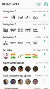 Malayalam sticker for WhatsApp (WAStickerApps) screenshot 1