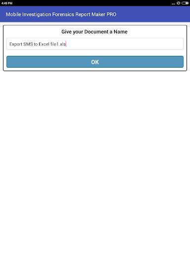 Mobile Investigation Forensics Report Maker PRO 16 تصوير الشاشة