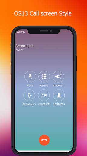Dialer Theme OS 13 - Call Phone X & Contact screenshot 3