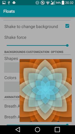 Chrooma Float Live Wallpaper screenshot 7