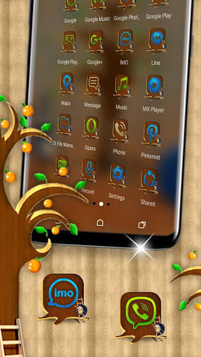 Artificial Fruit Tree Launcher Theme screenshot 2