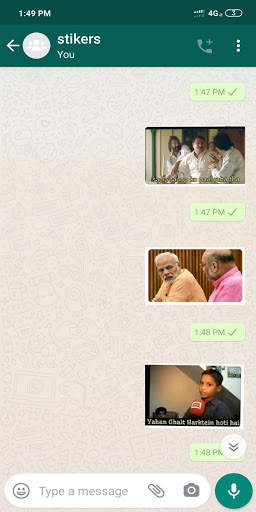gaali meme Stickers - WAStickersApps screenshot 1