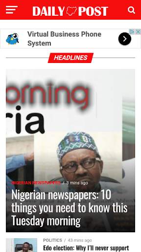 Daily Post - Nigeria News screenshot 1