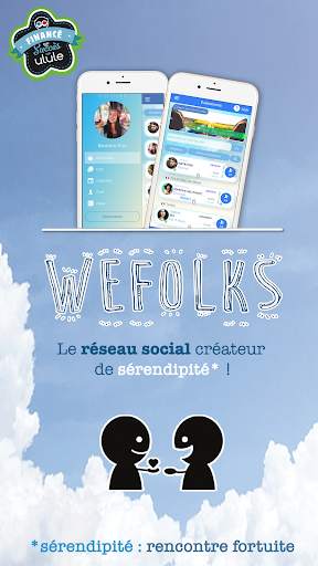 Wefolks - Réseau Social créateur de sérendipité ! screenshot 1