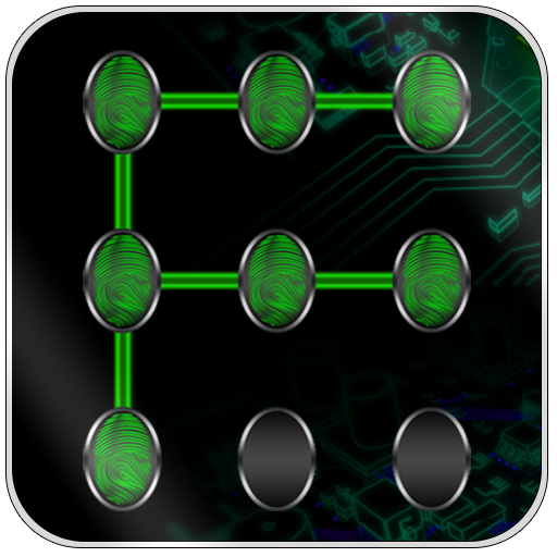 Pattern Lock Fingerprint Theme icon