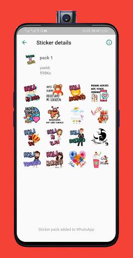 Stickers de Saludos para WAStickerApps Gratis screenshot 5