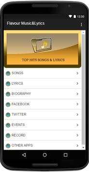 Flavour Music&Lyrics screenshot 1