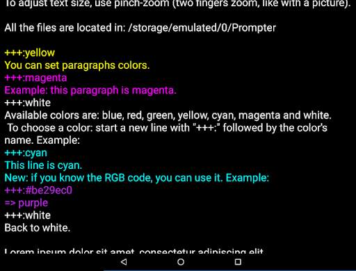 A Prompter for Android screenshot 12