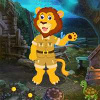 Funny Lion Rescue Best Escape Game-395 icon