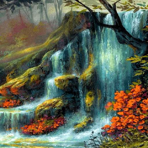 Nature Waterfall Magic LWP 3