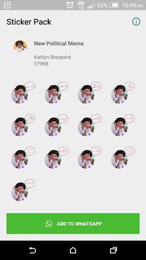 New Political Stickers For Whatsapp screenshot 1