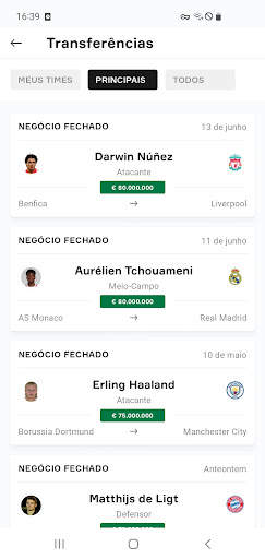 OneFootball Resultados Futebol screenshot 8