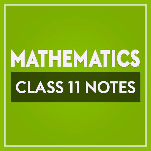 Class 11 Mathematics Notes 0.0.8