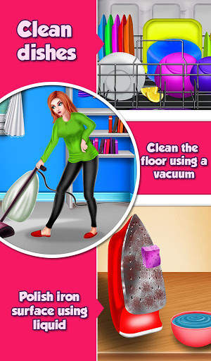 Magic House Cleaning - Girls Home Cleanup Game screenshot 2