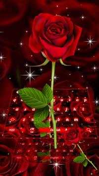 Beautiful Shiny Red Roses Keyboard screenshot 2
