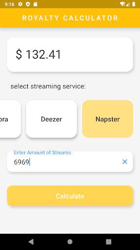 Song Royalty Calculator screenshot 6