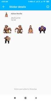 WWE Stickers For WhatsApp screenshot 2