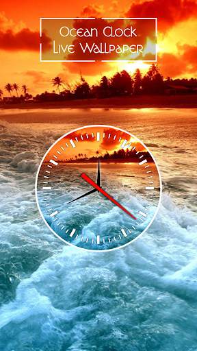 Ocean Clock Live Wallpaper screenshot 4