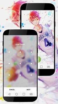 Kuroko Anime Basketball Lock Screen HD скриншот 2
