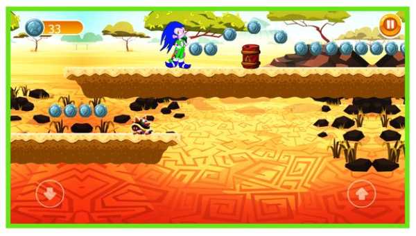 Spider Sonic 2D Classic Dash Run скриншот 3