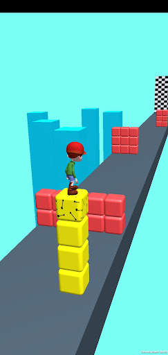 Stack Cube Surf 3D : kicko and super speedo screenshot 4