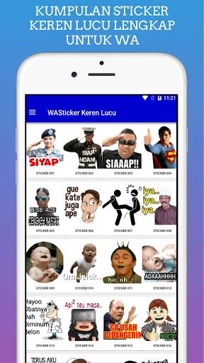 Kumpulan Stiker WA Lucu Dan Keren Lengkap screenshot 3