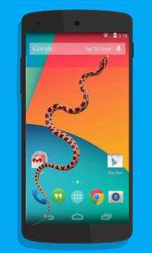 Snake on screen screenshot 2