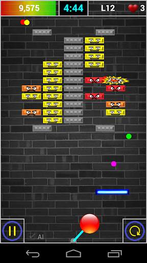 Angry Bricks - Brick Breaker स्क्रीनशॉट 4