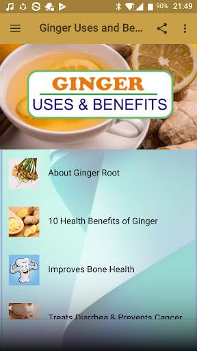 Ginger Uses & Benefits screenshot 2